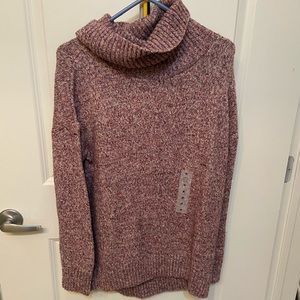 Pink Turtleneck Sweater